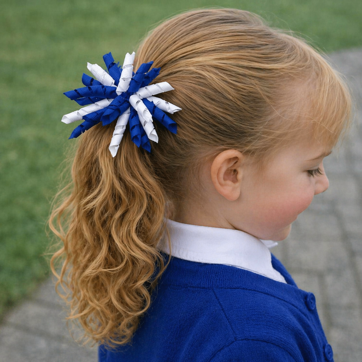 Royal Blue & White