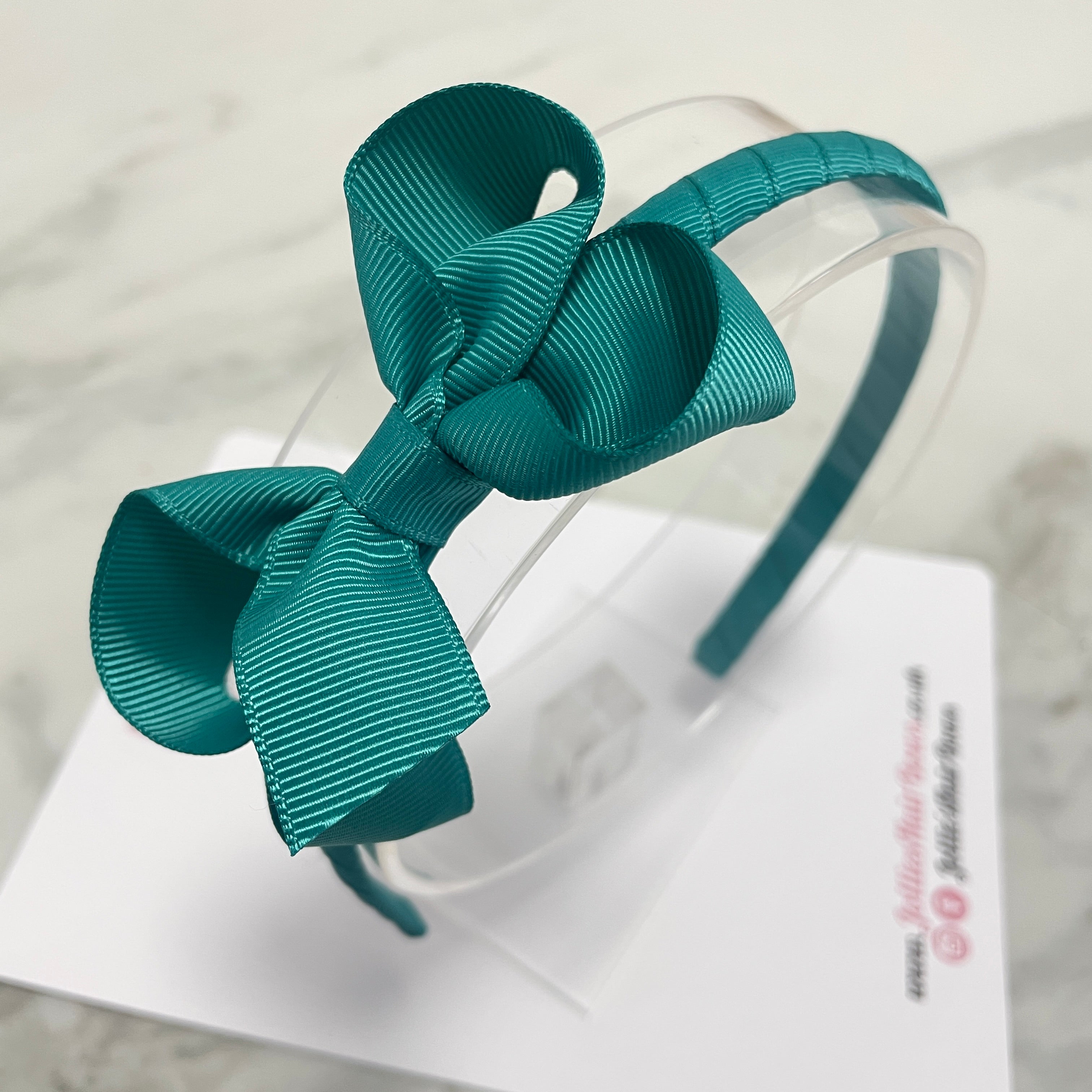 3" Mallard Bow Headband – Grosgrain Ribbon Headband for Girls