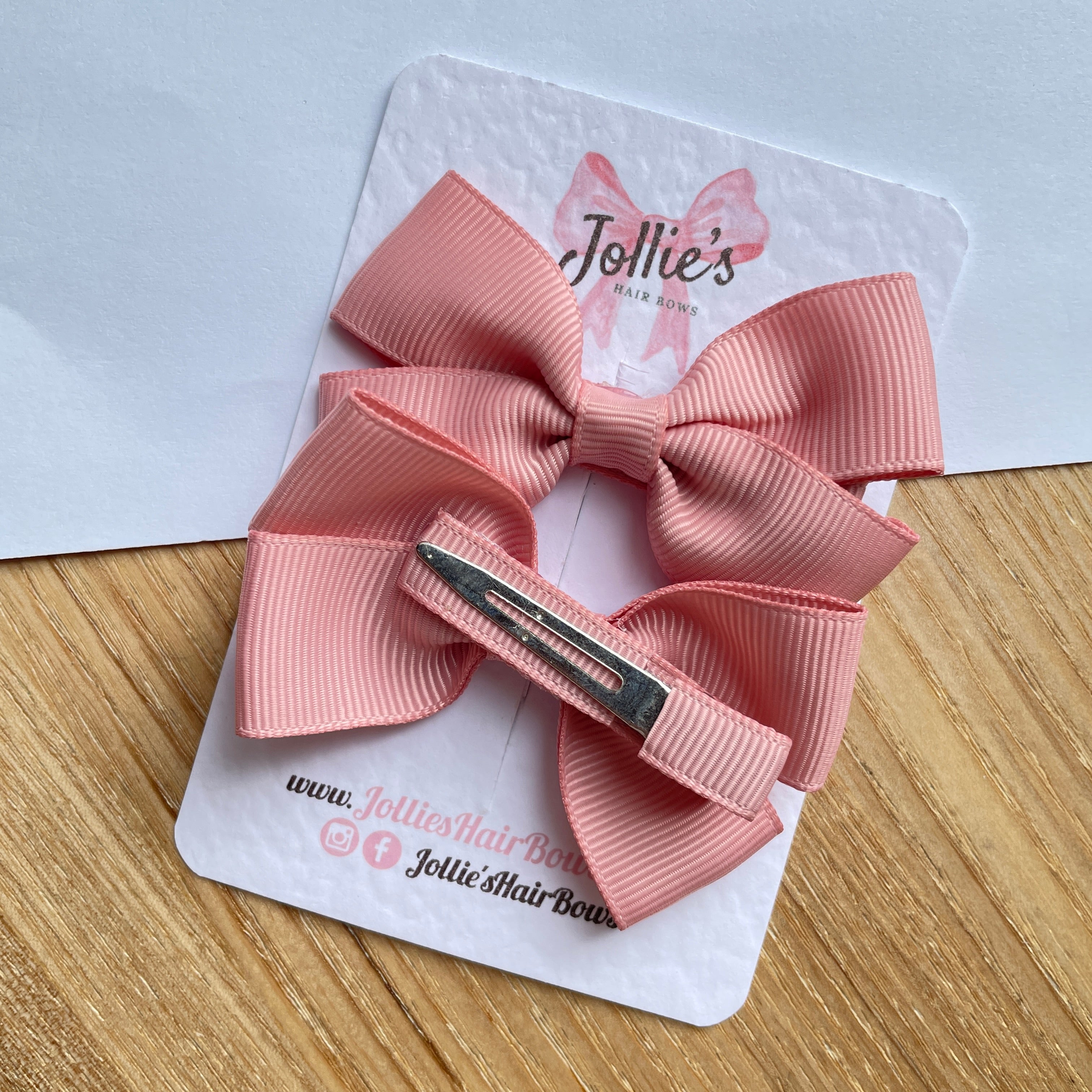 2.75" Sweet Nectar Classic Hair Bows (Pair) – Grosgrain Ribbon with Lined Alligator Clips