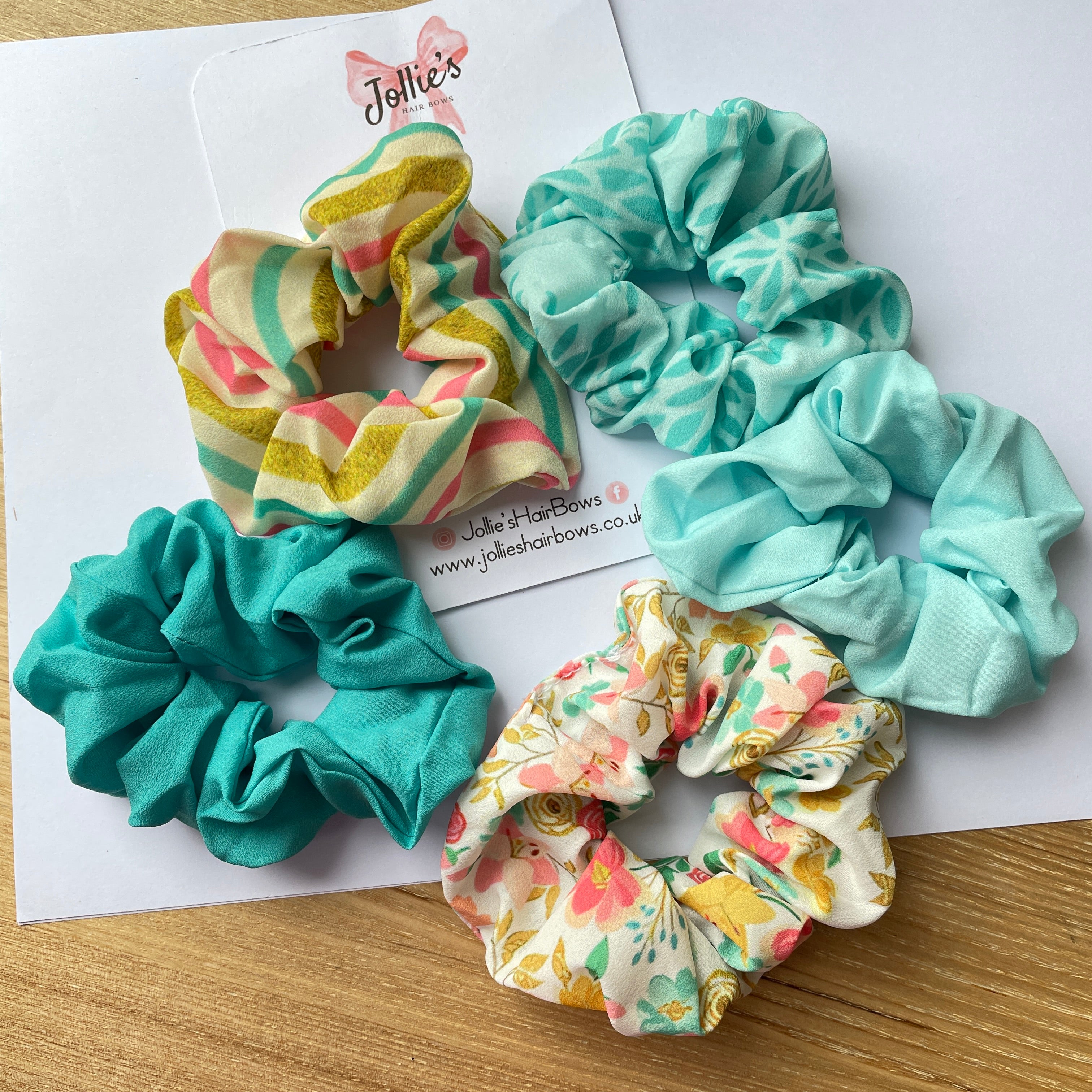 Summer Scrunchies Bundle – Green