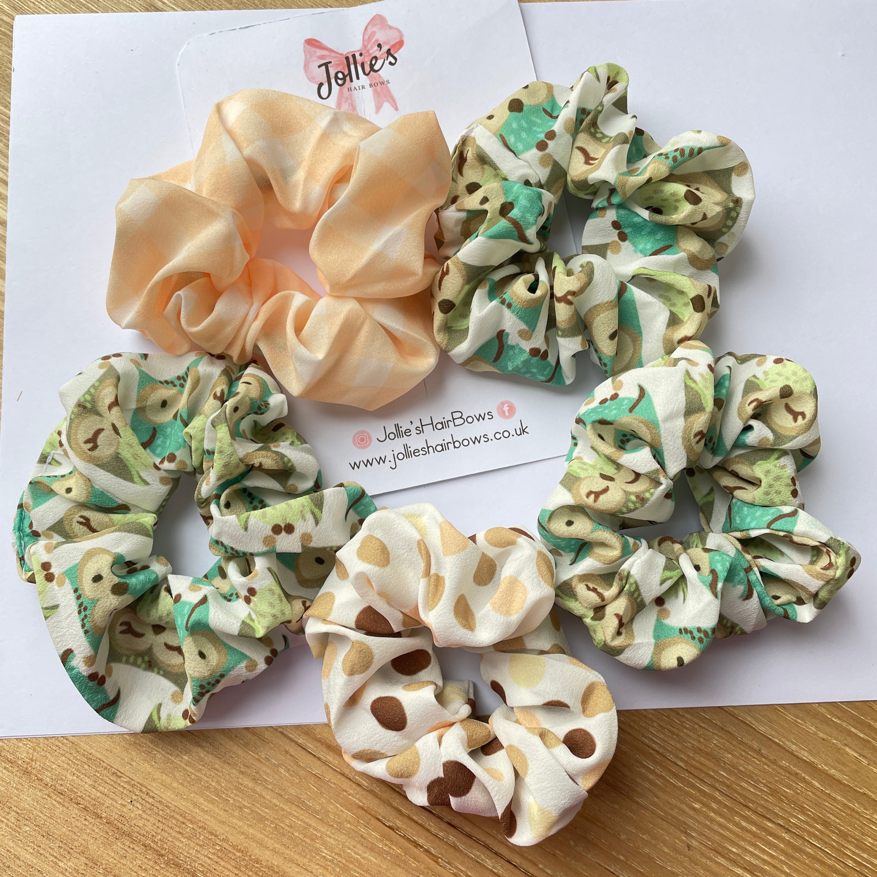 Summer Scrunchies Bundle – Owls