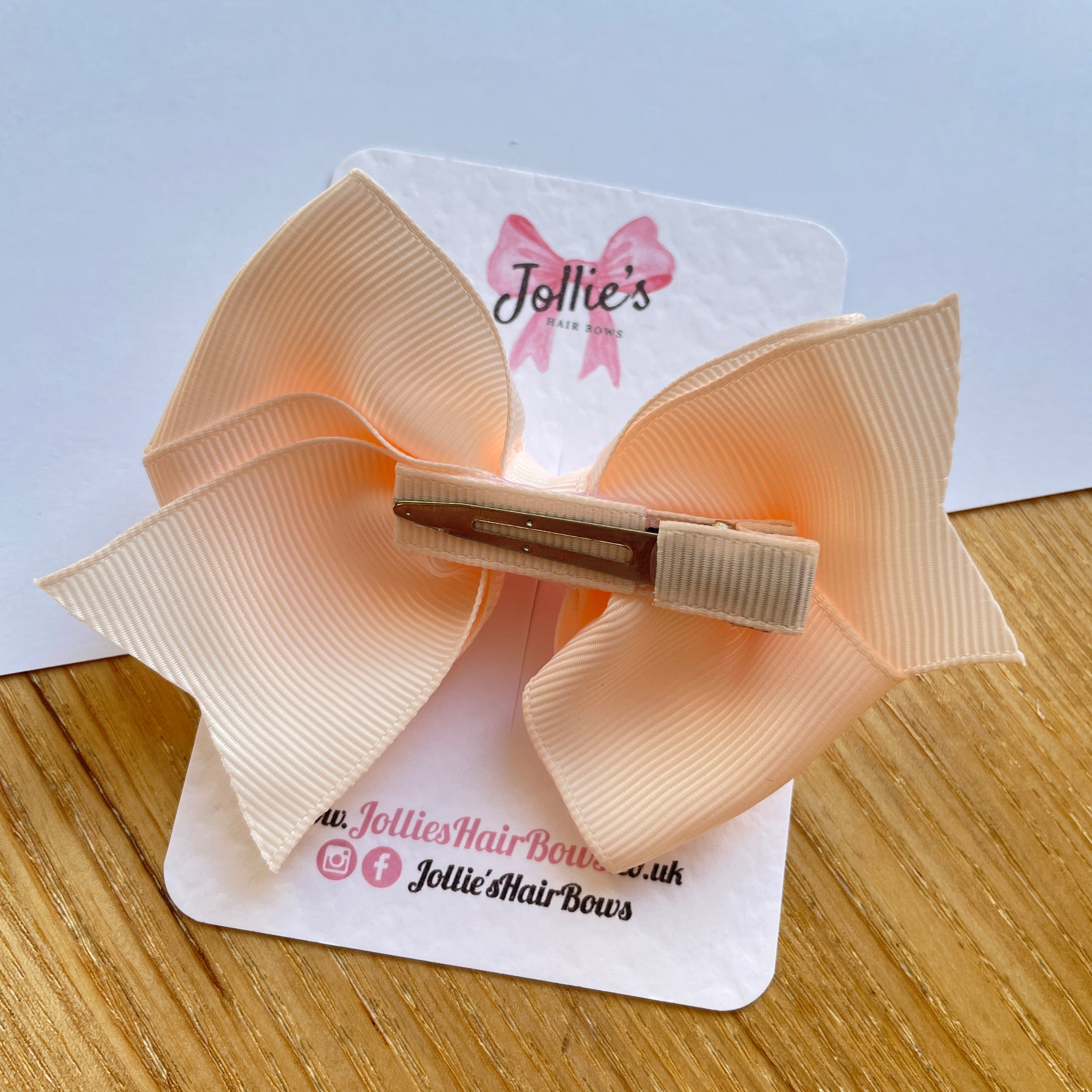 4" Sideshow Rose Triple Layer Hair Bow – Grosgrain Ribbon with Lined Alligator Clip