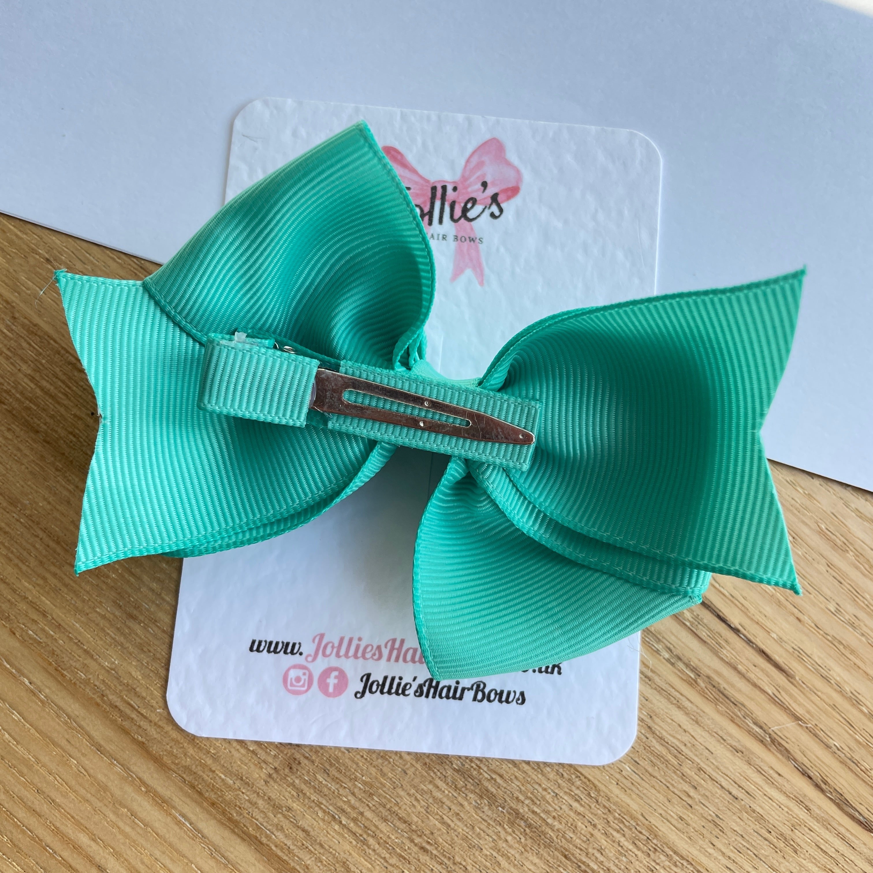4" Tropic Triple Layer Hair Bow – Grosgrain Ribbon with Lined Alligator Clip