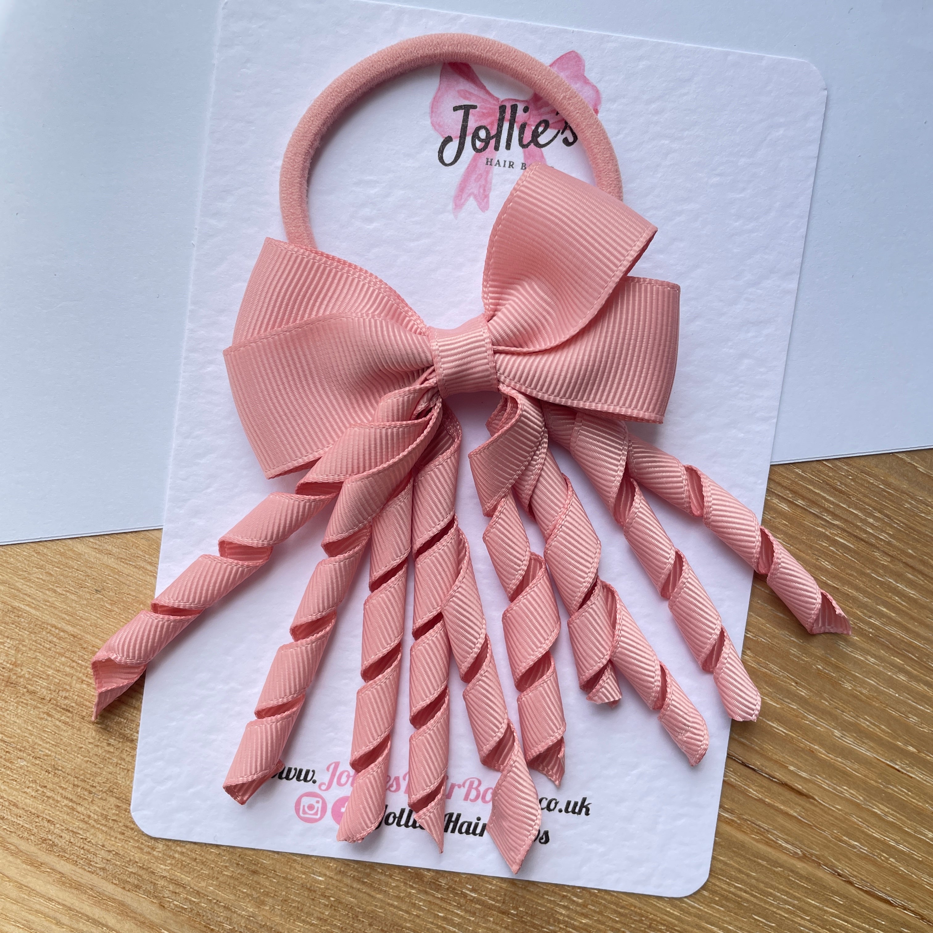 3" Sweet Nectar Corker Hair Bow – Grosgrain Ribbon with Thick Elastic Bobble