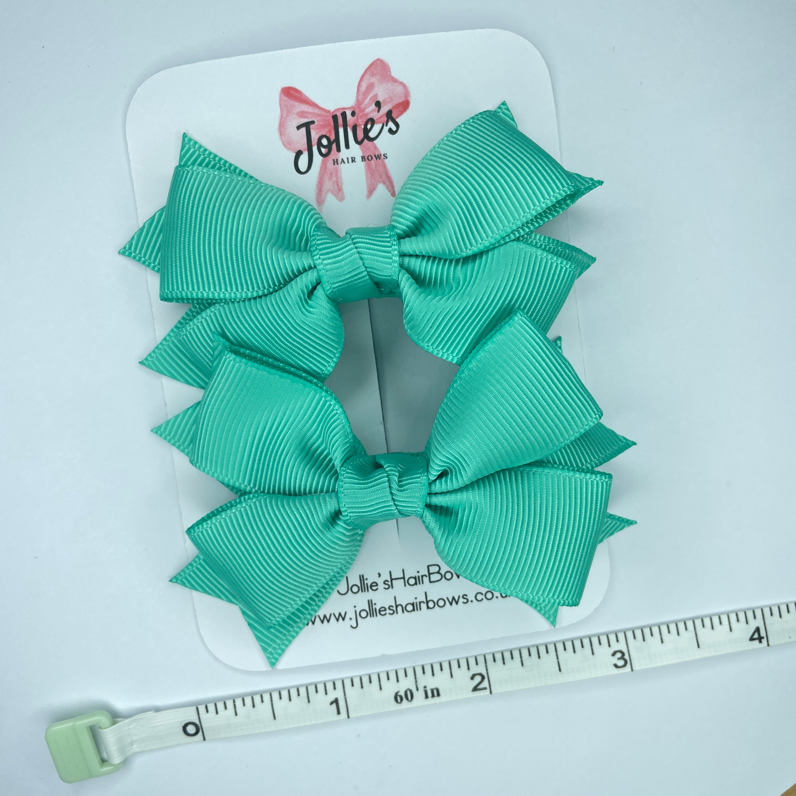 3" Tropic Layered Hair Bows (Pair) – Grosgrain with Alligator Clip