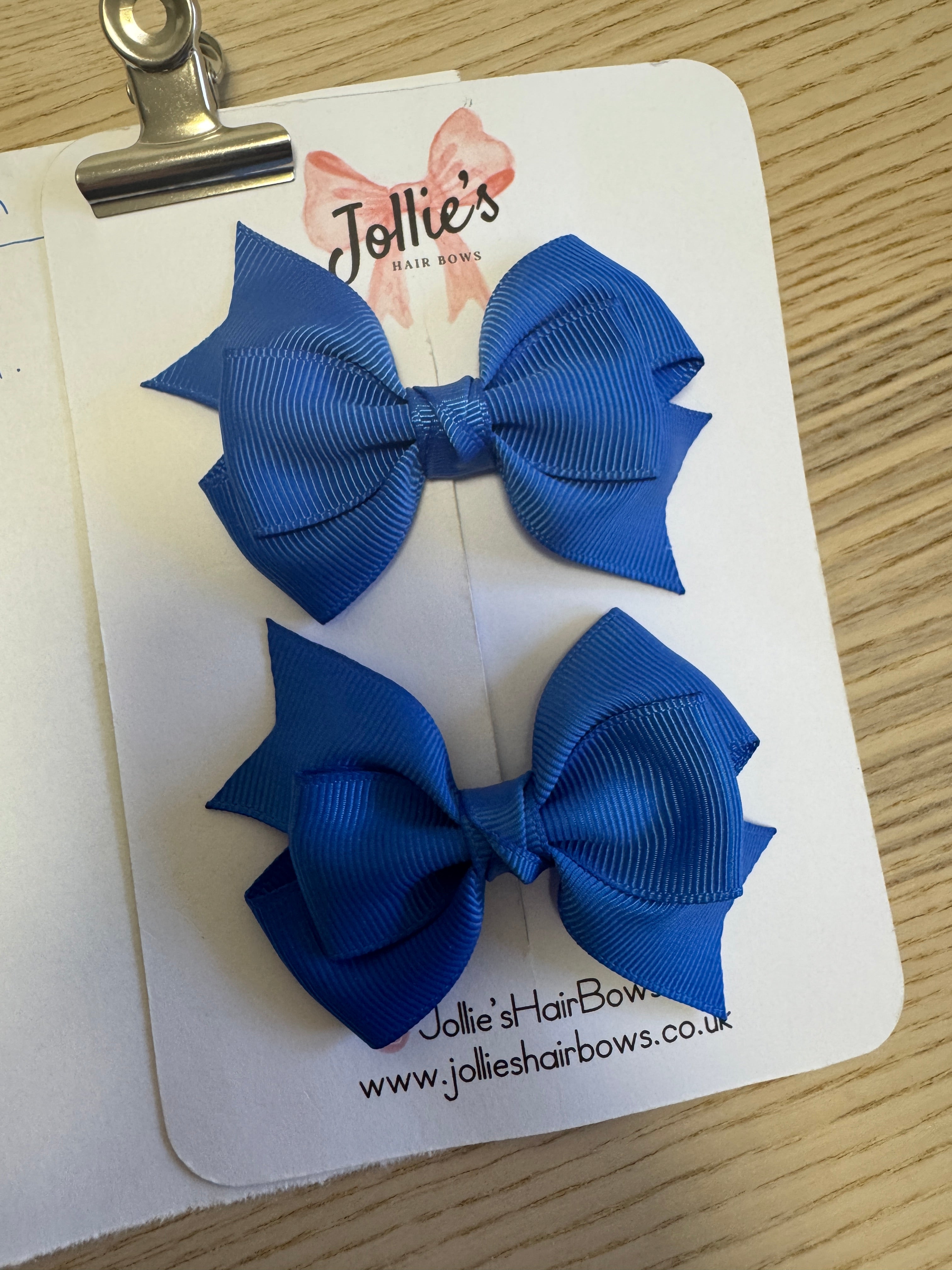 3" Double Hair Bows (Pair)