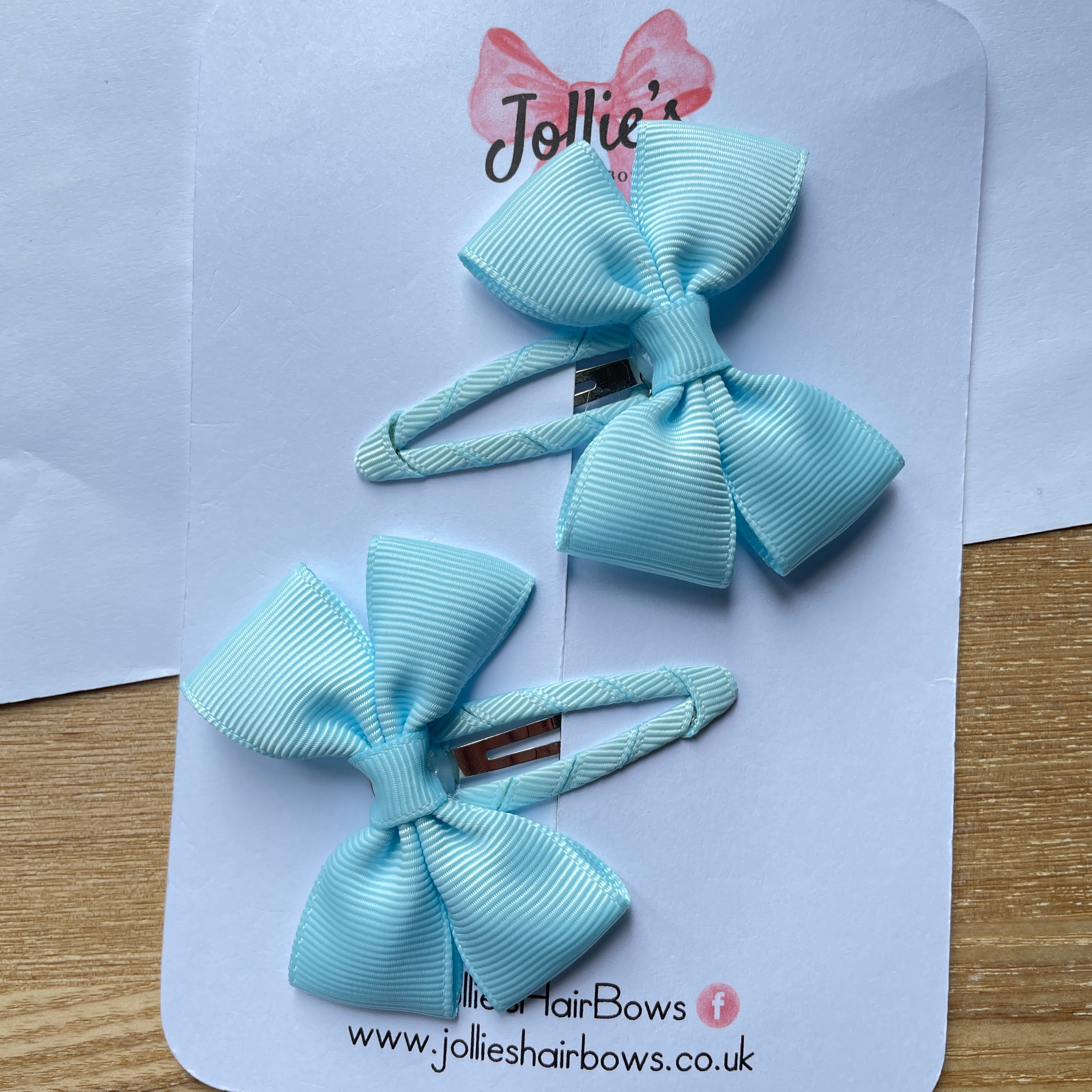 2.5inch Snap Clips Set - Light Blue