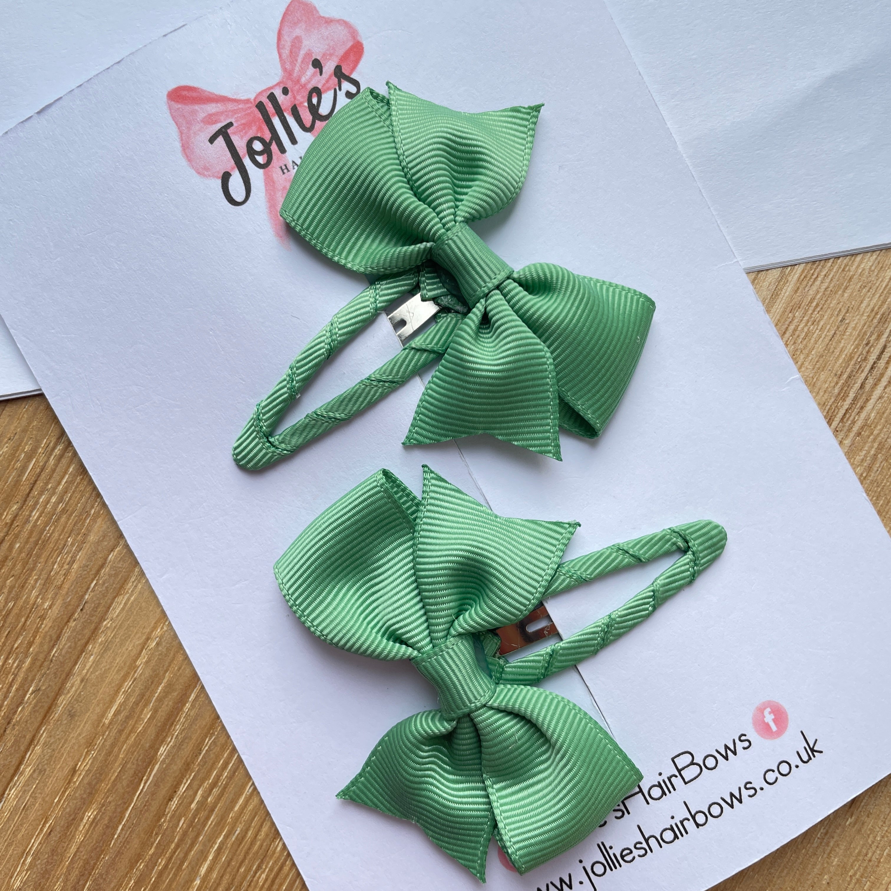 2.5inch Snap Clips Set - Sage Green