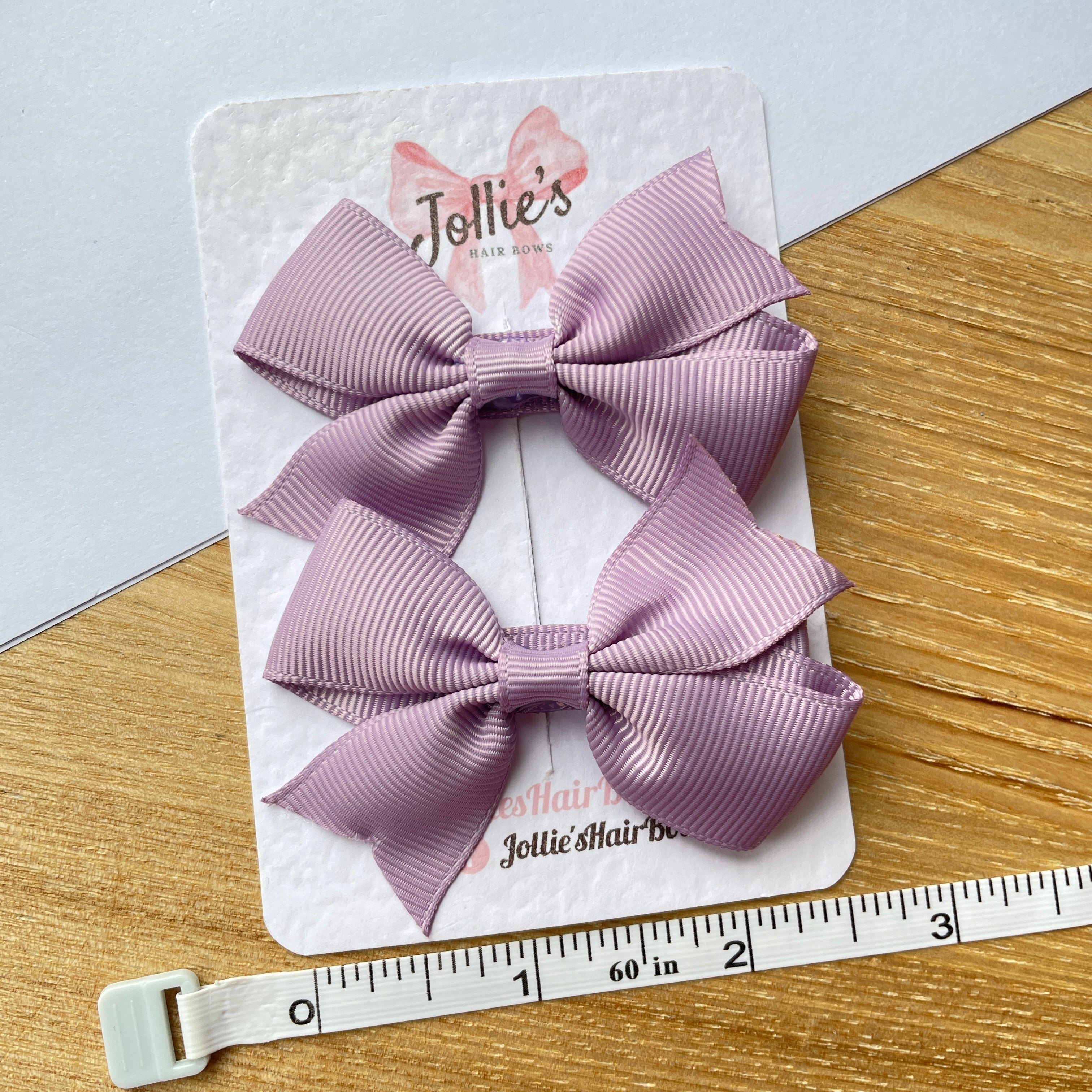 2.5inch Lively Bow with Clip Set - Fresco