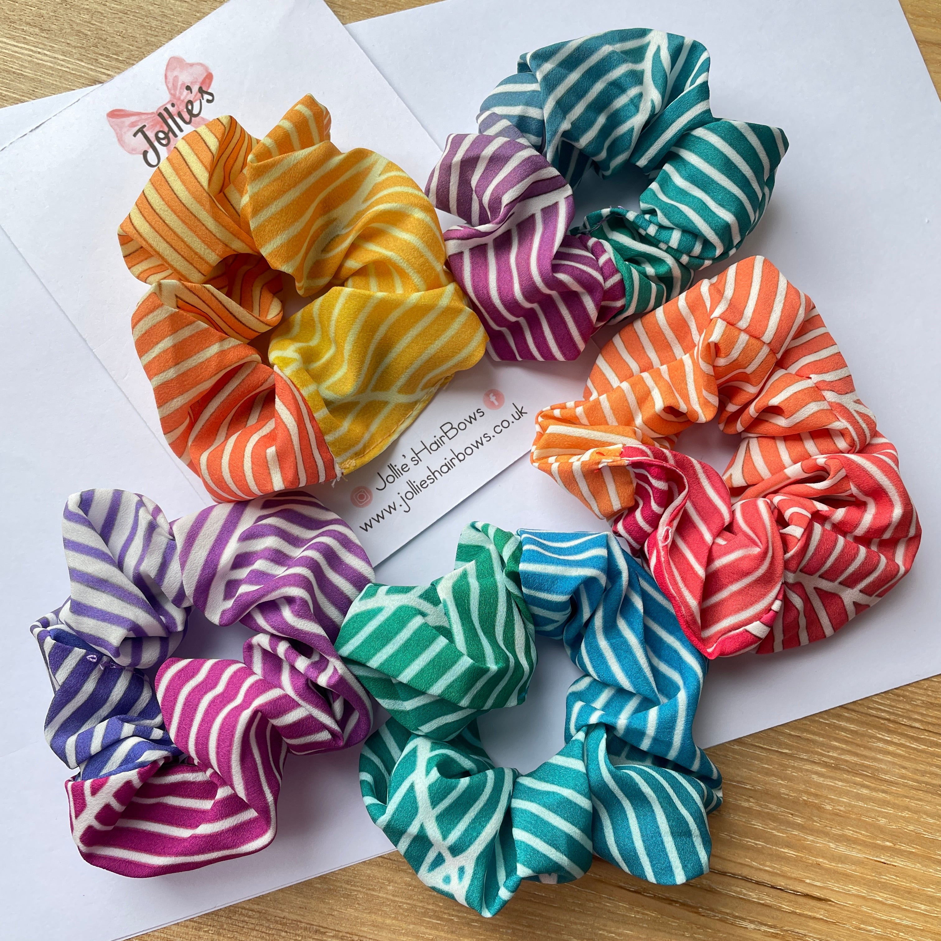 Summer Scrunchies Bundle - Stripe