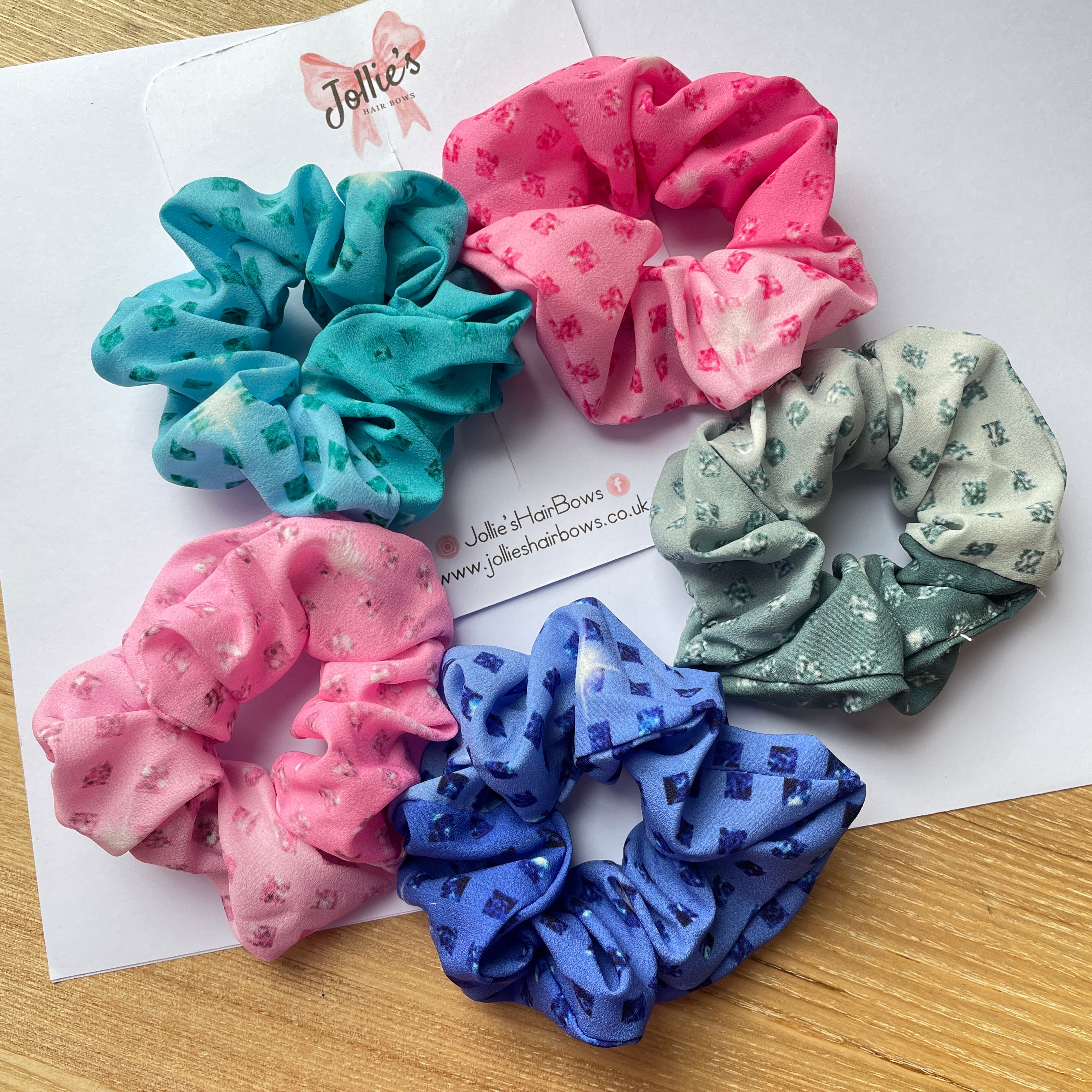 Summer Scrunchies Bundle - Square Jewel