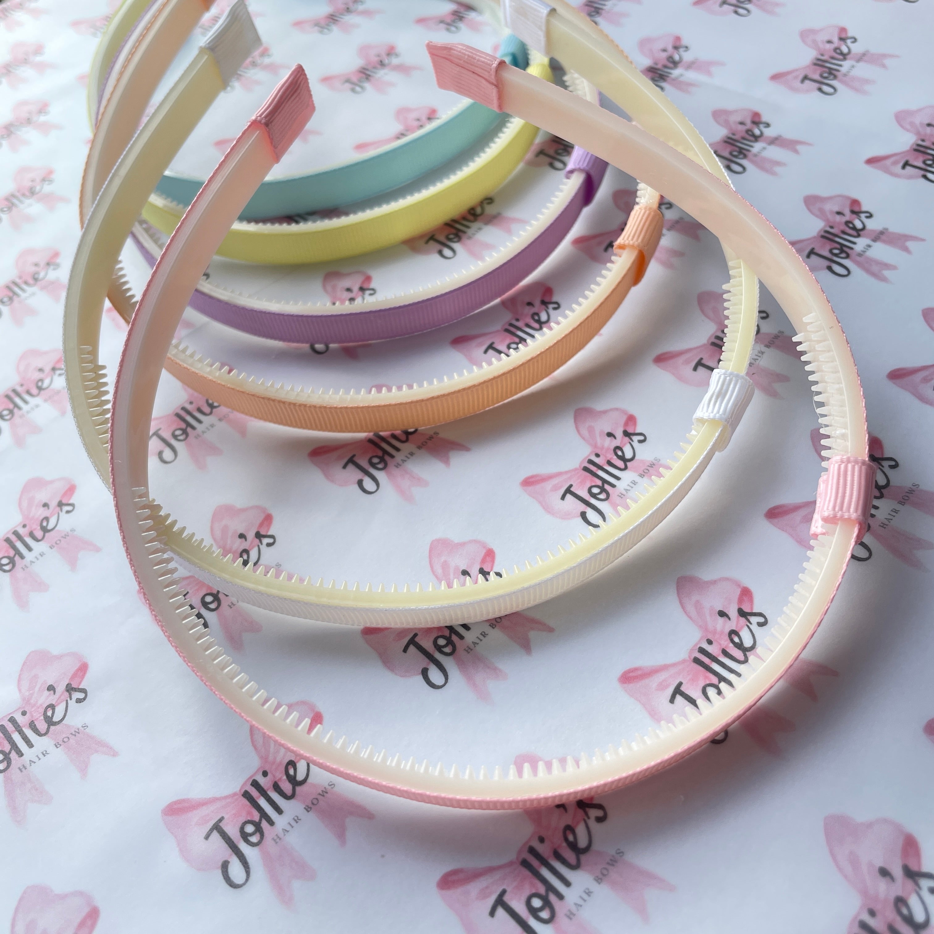 Interchangeable Hairband with Grip - Pearl Pink