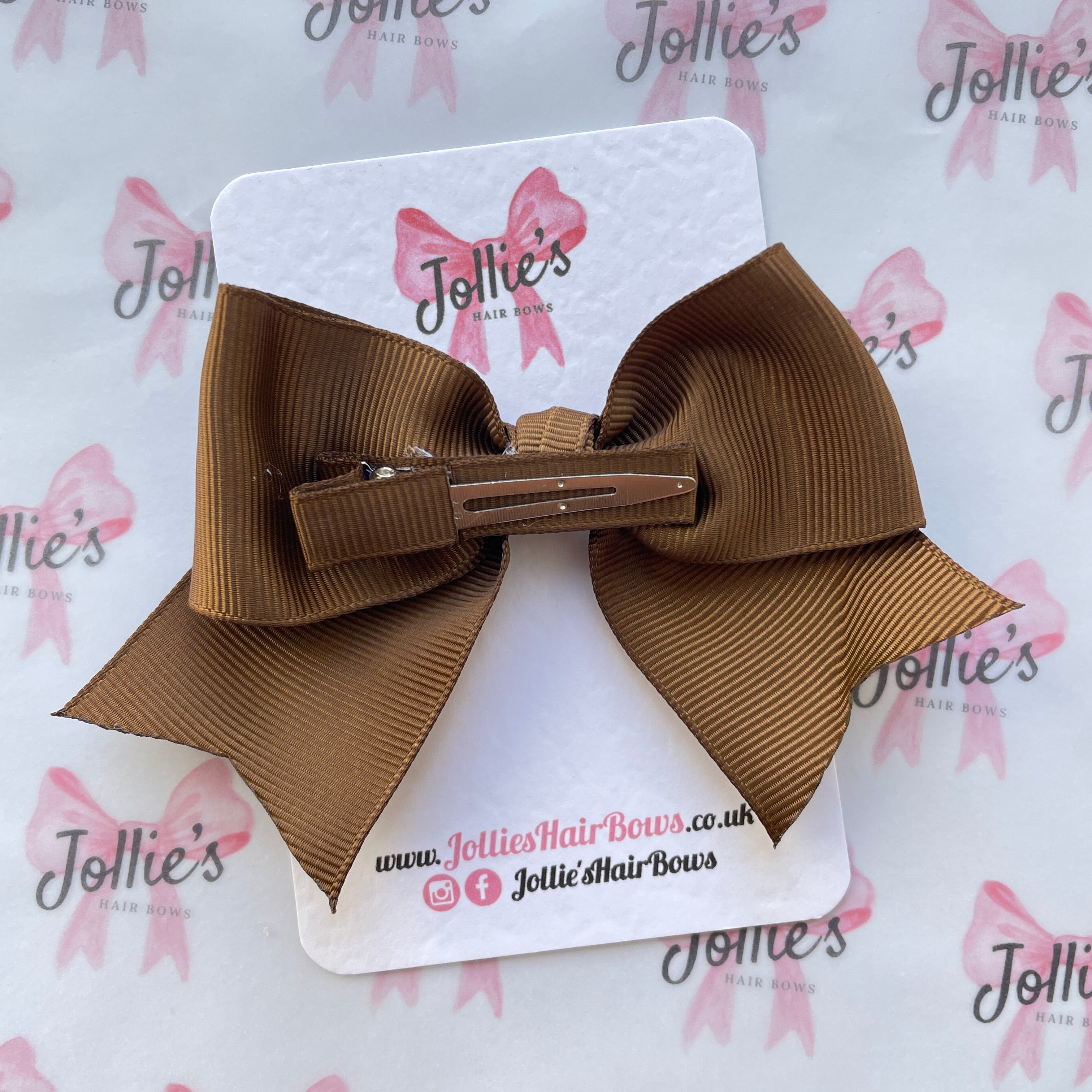 4inch Ribbon Bow with Clip - Turftan