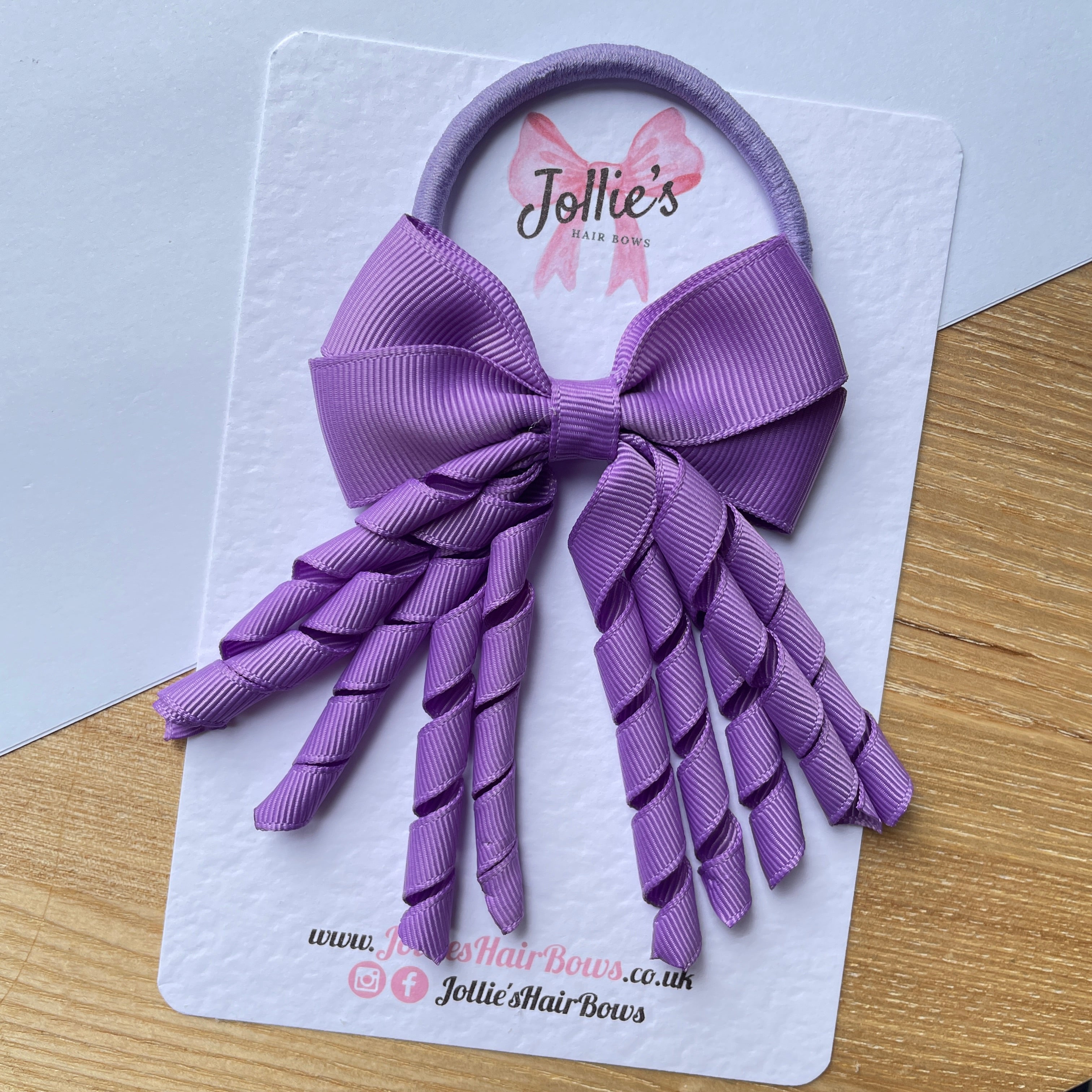 3inch Corker Bow with Bobble - Grape