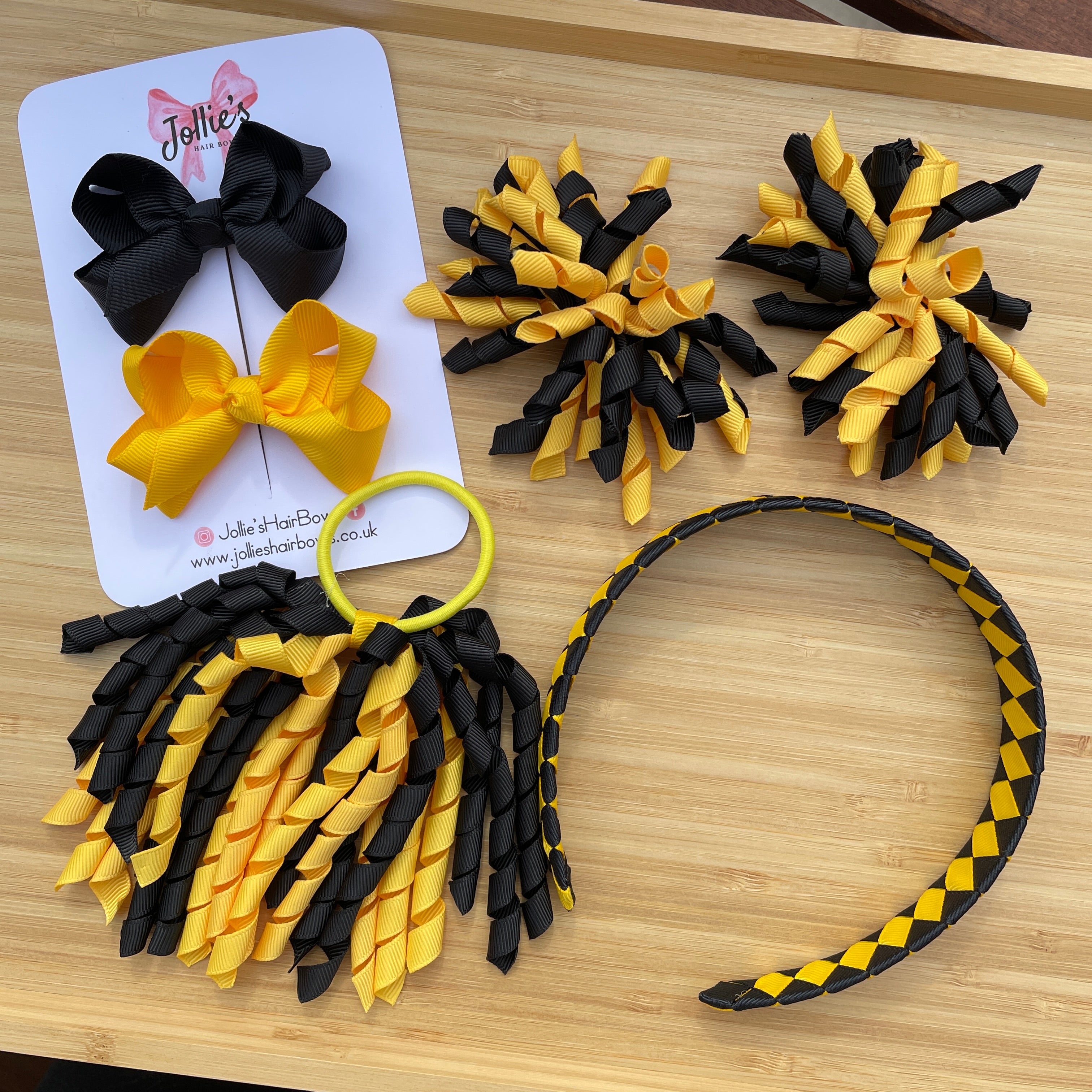6 items School Bundle - Black & Yellow