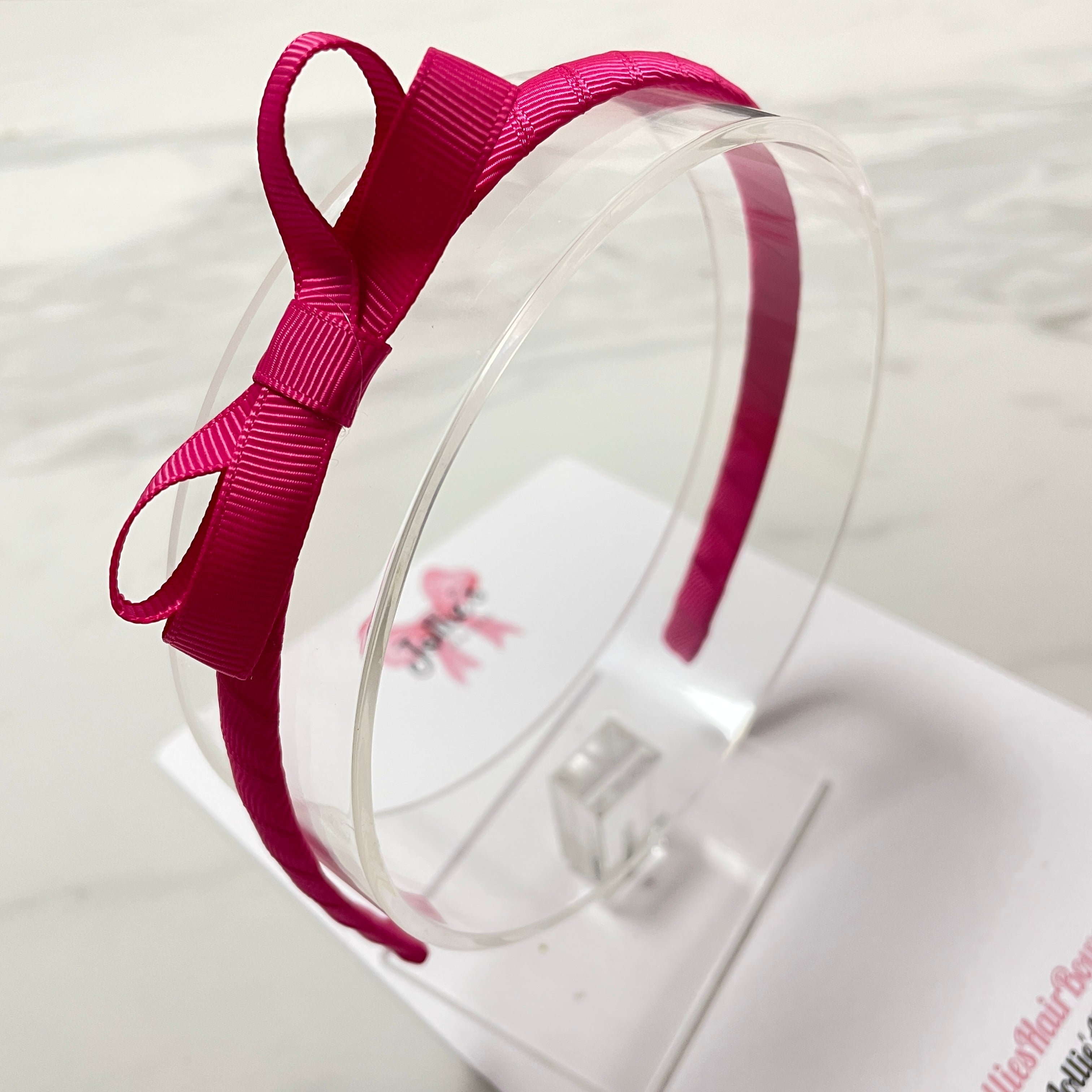 2.75inch Bow Headband - Azalea