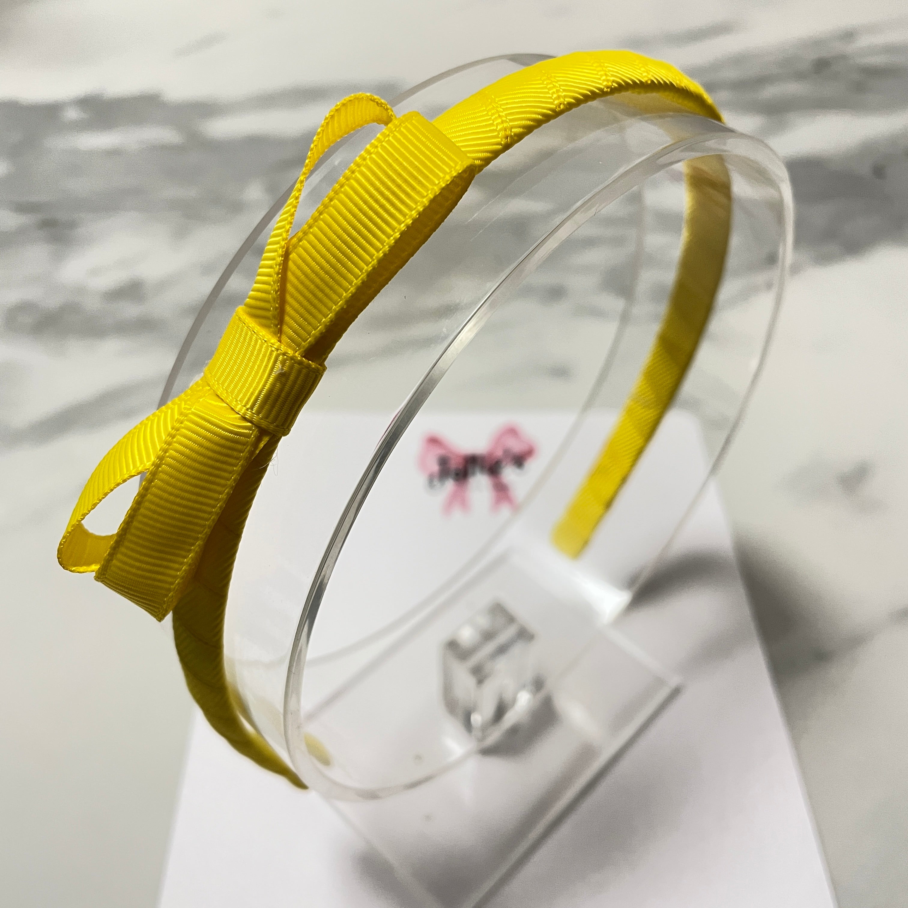 2.75inch Bow Headband - Daffodil